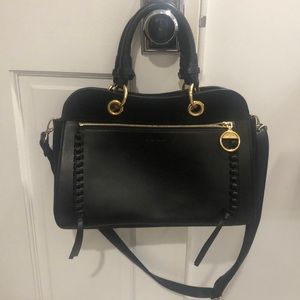 See by Chloe perfect condition black leather purse with gold hardware